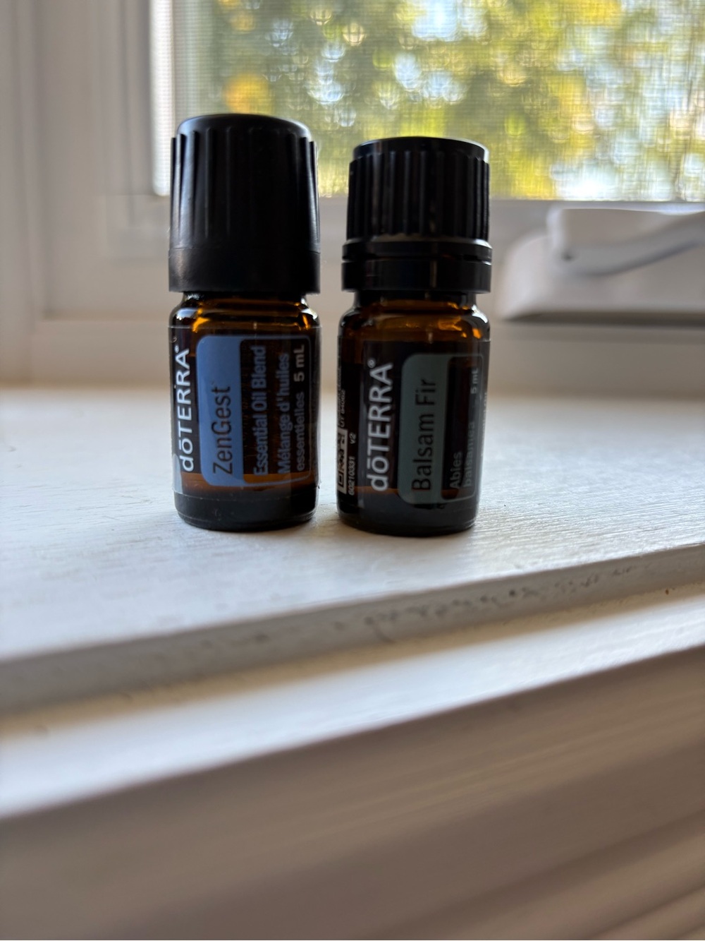 Doterra Essential Oil Duo — Balsam Fir and ZenGest, 5ml Size, Brand New